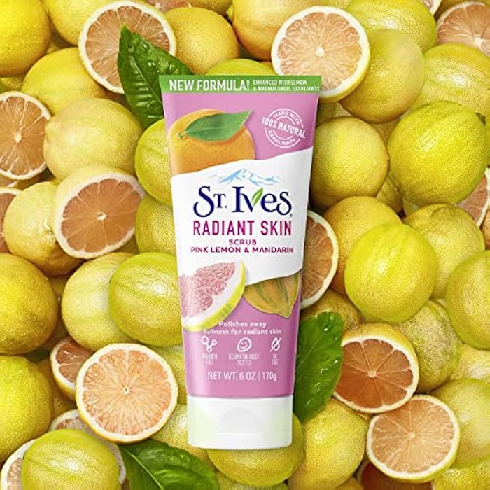 St. ives even & bright pink lemon & mandarin orange scrub - 170 gm - Image 5
